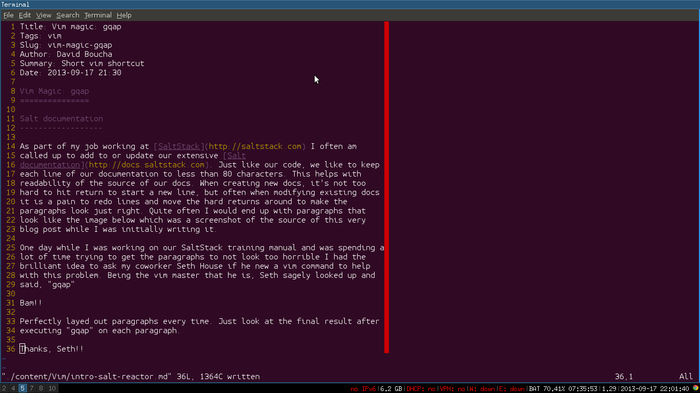 After Vim